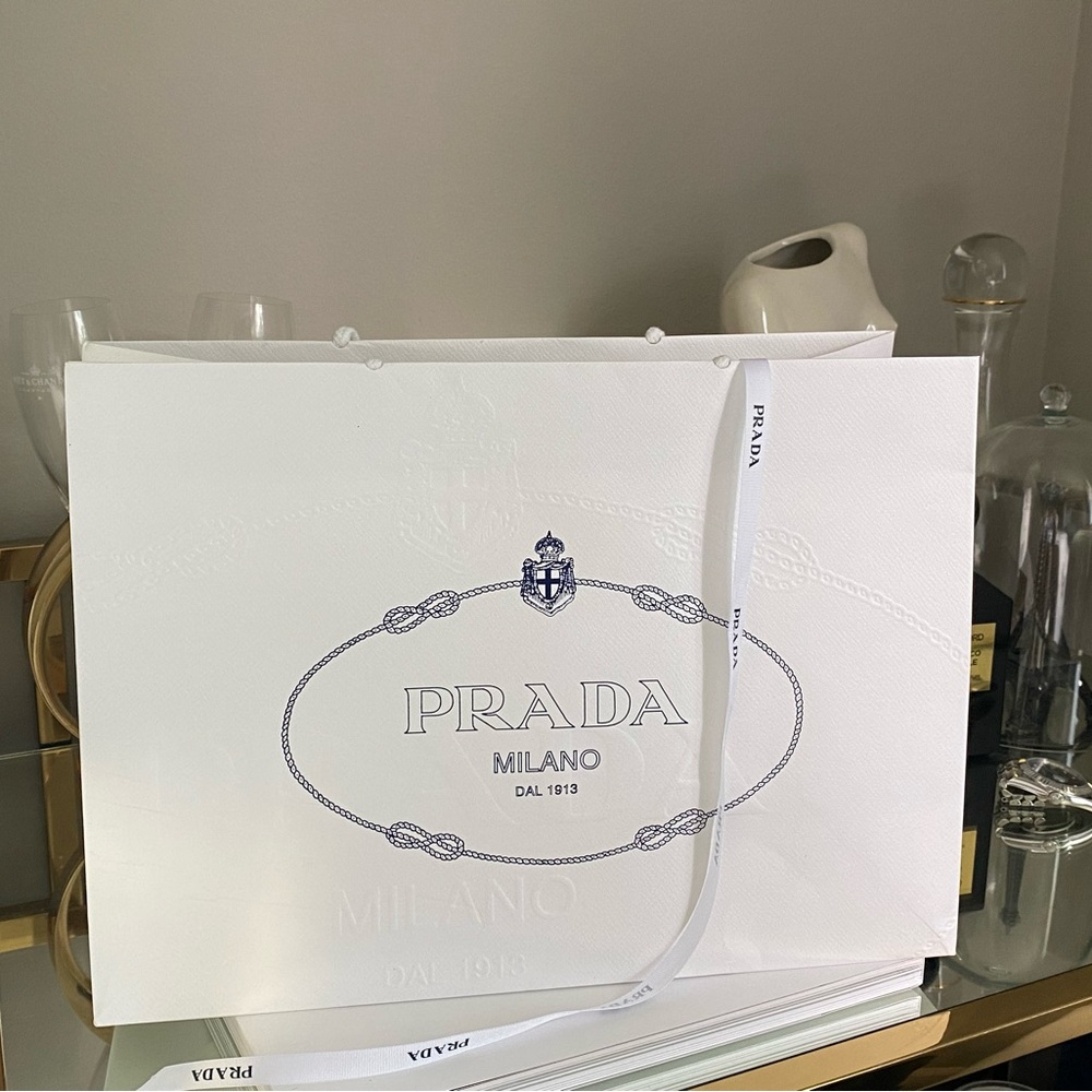 PRADA BAG WITH RIBBON